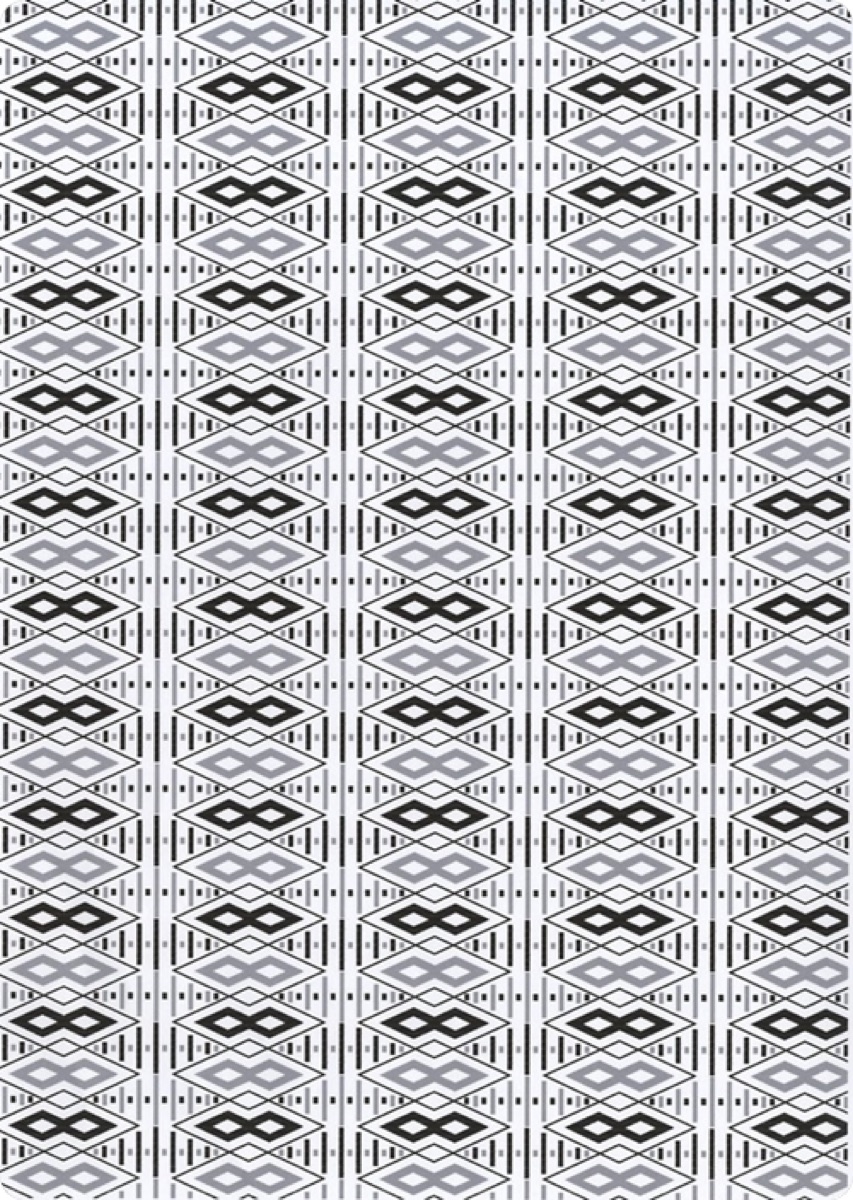Organik İz 04 knitted fabric print design